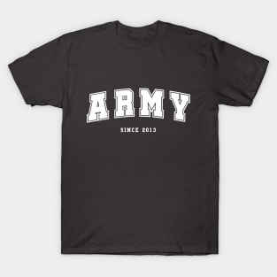 BTS ARMY since 2013 college varsity style T-Shirt